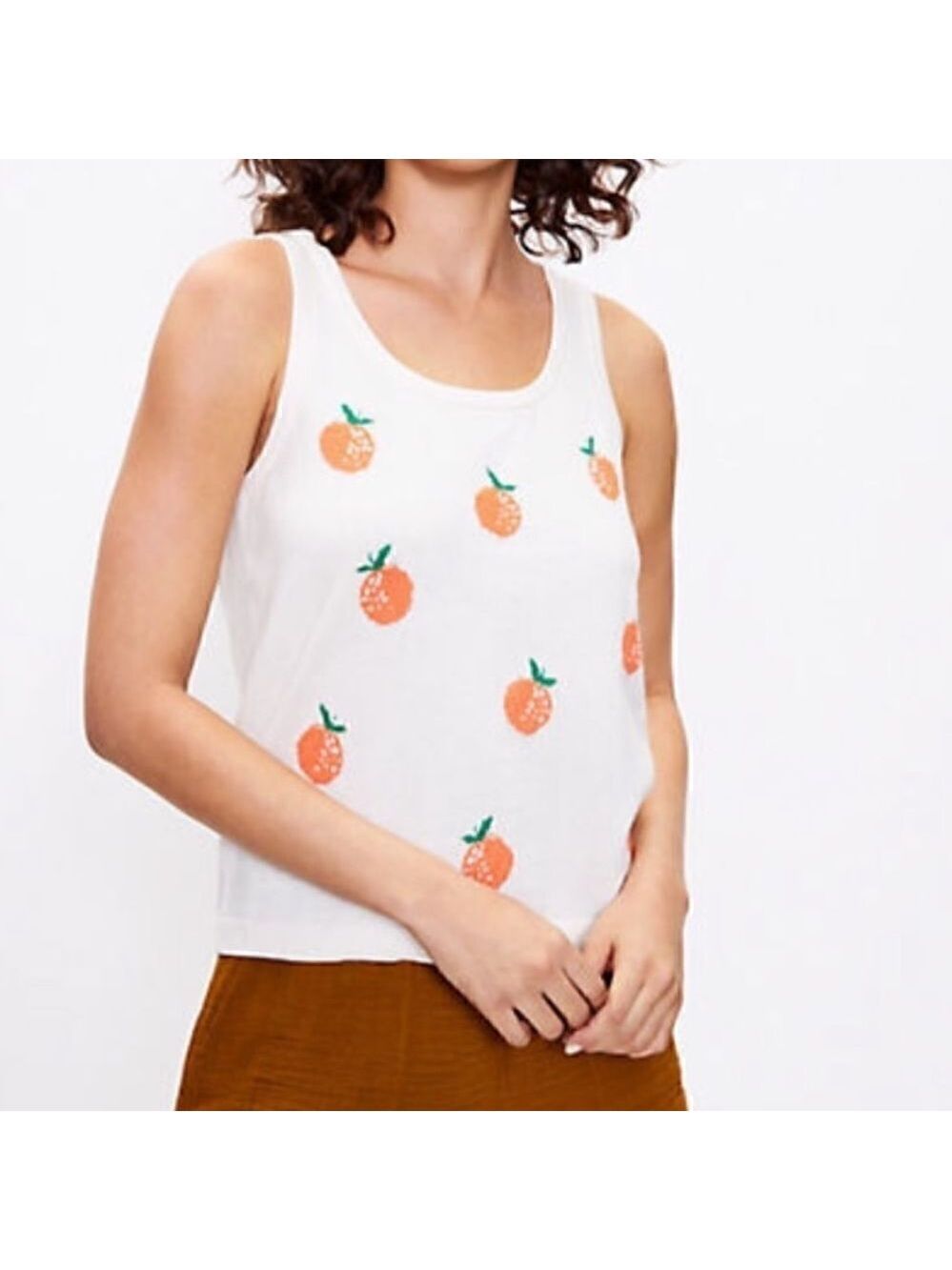 LOU & GREY Peaches Sweater Tank Cream Large